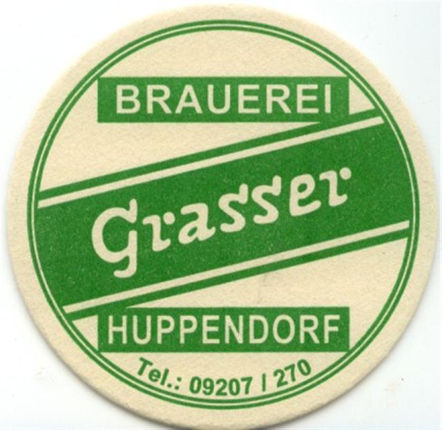königsfeld ba-by huppen spruch 1a (rund215-brauerei grasser-grün)
